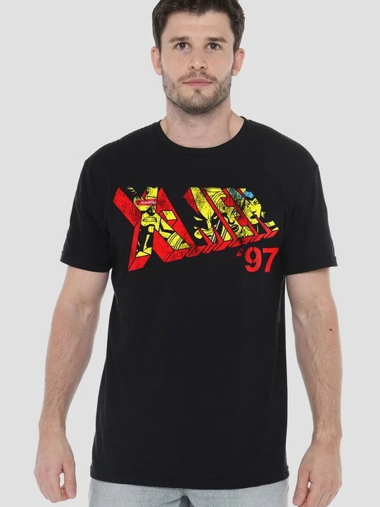 Foto van product T-shirt print Marvel zwart