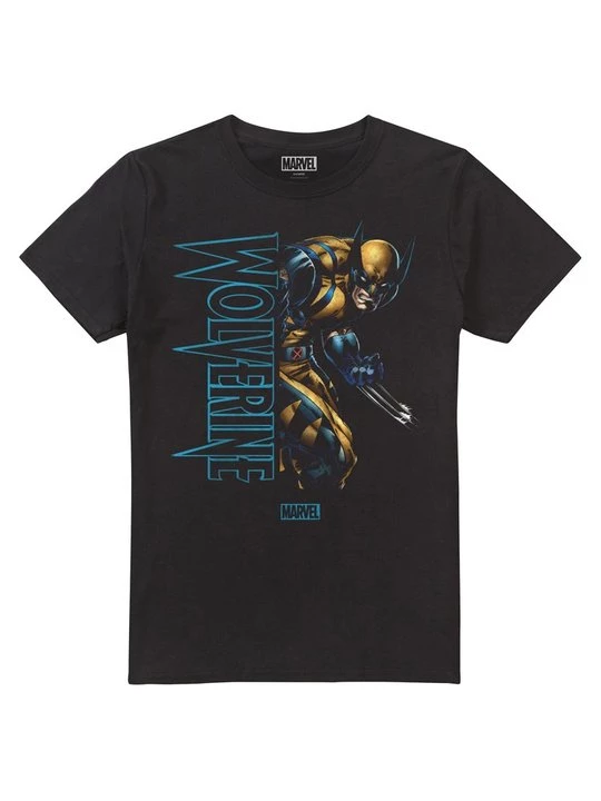 Foto van product T-shirt print Marvel zwart