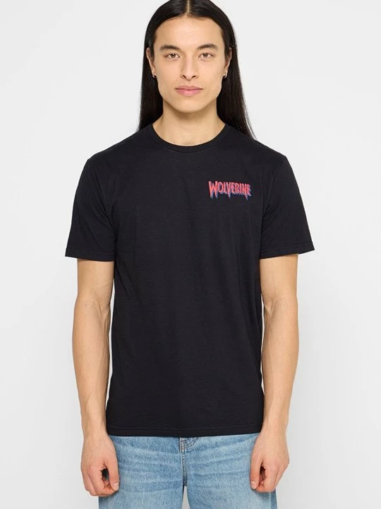 Foto van product T-shirt print Marvel zwart