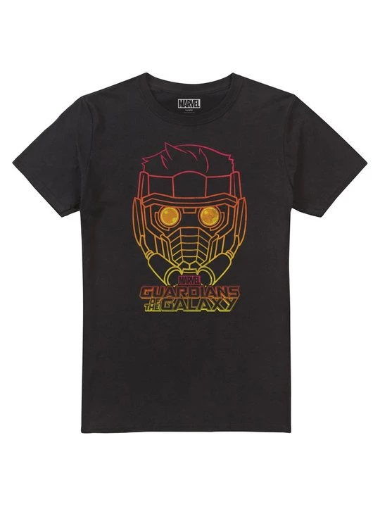Foto van product T-shirt print Marvel zwart