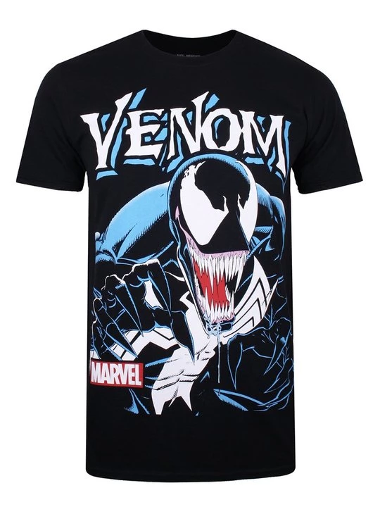 Foto van product T-shirt print Marvel zwart