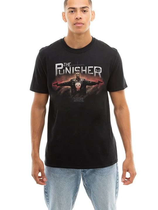 Foto van product T-shirt print Marvel zwart