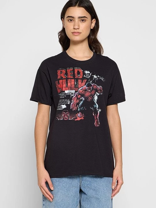 Foto van product T-shirt print Marvel zwart