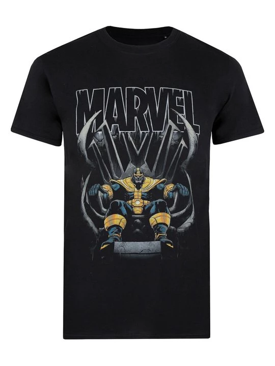 Foto van product T-shirt print Marvel zwart