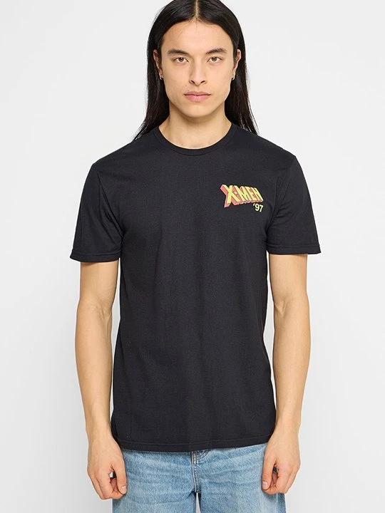 Foto van product T-shirt print Marvel zwart