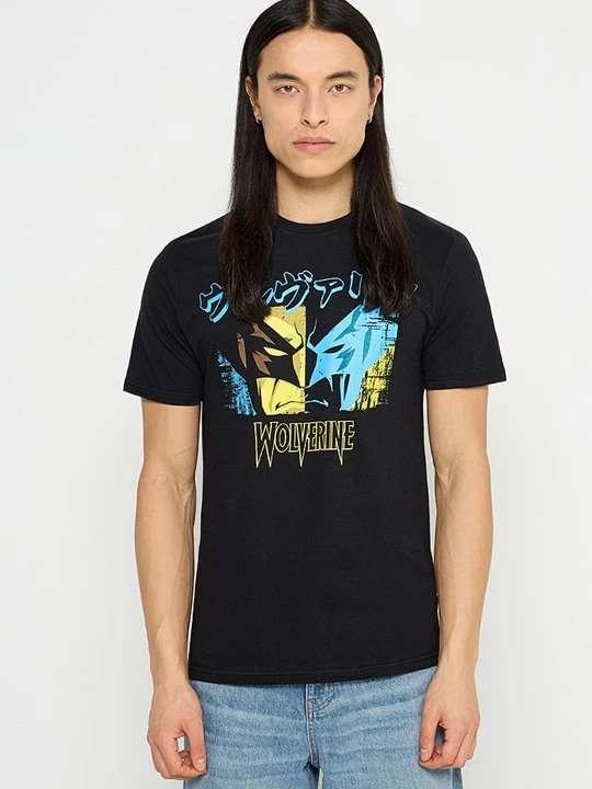 Foto van product T-shirt print Marvel zwart