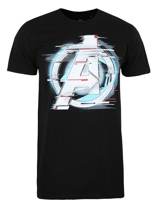 Foto van product T-shirt print Marvel zwart