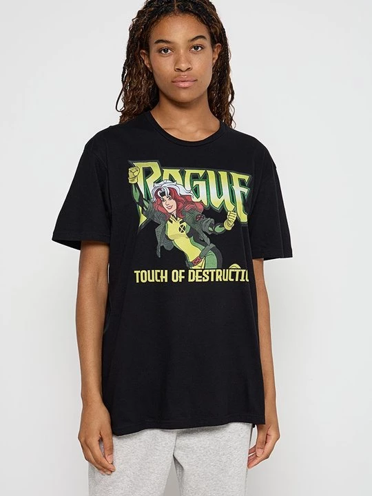 Foto van product T-shirt print Marvel zwart