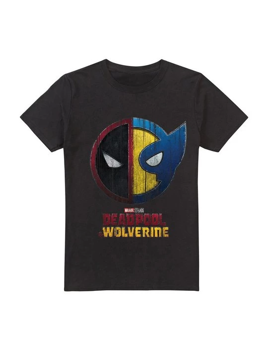 Foto van product T-shirt print Marvel zwart
