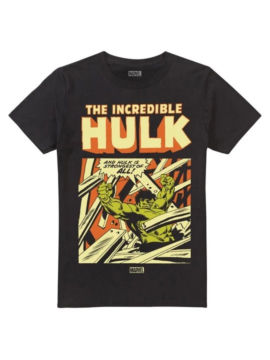Foto van product T-shirt print Marvel zwart