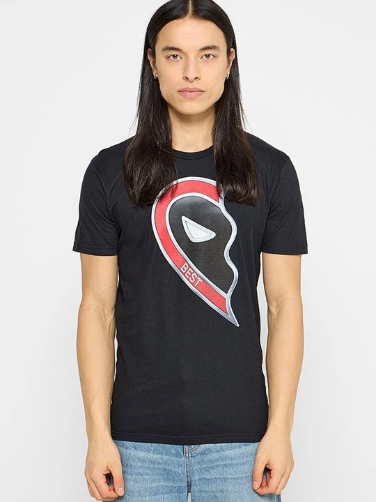 Foto van product T-shirt print Marvel zwart