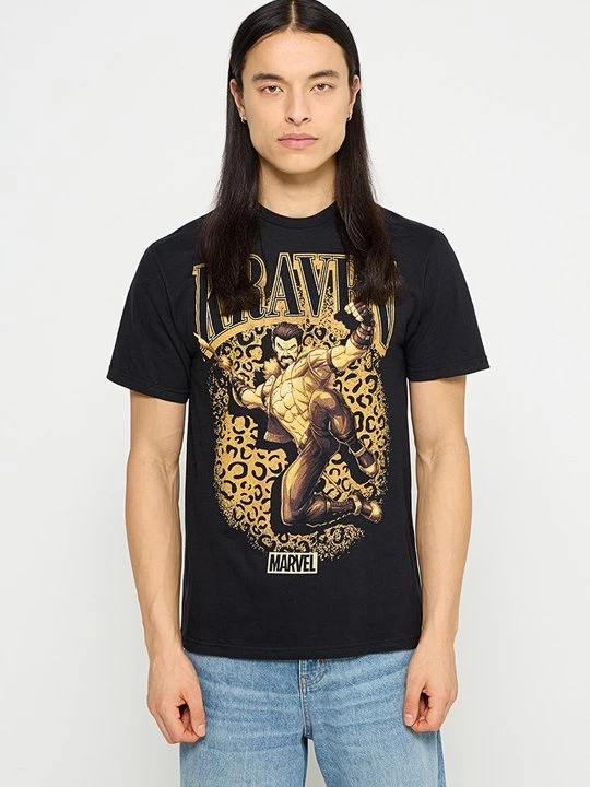 Foto van product T-shirt print Marvel zwart