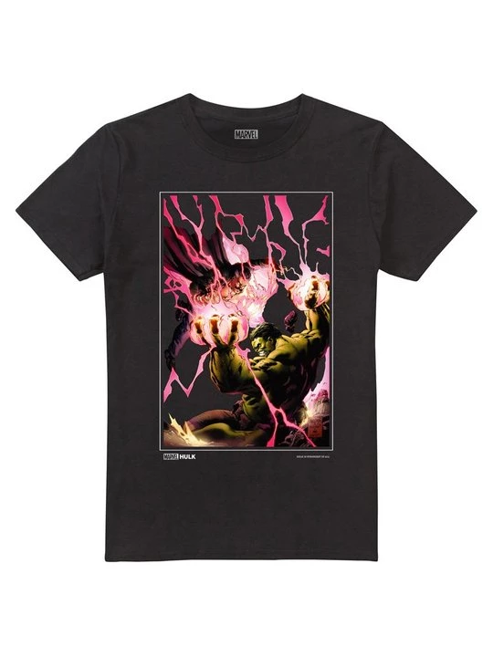 Foto van product T-shirt print Marvel zwart