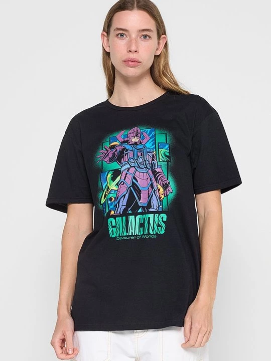 Foto van product T-shirt print Marvel zwart