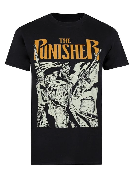 Foto van product T-shirt print Marvel zwart