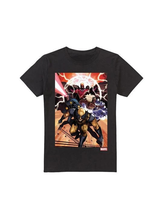 Foto van product T-shirt print Marvel zwart