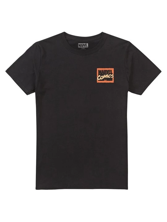 Foto van product T-shirt print Marvel zwart