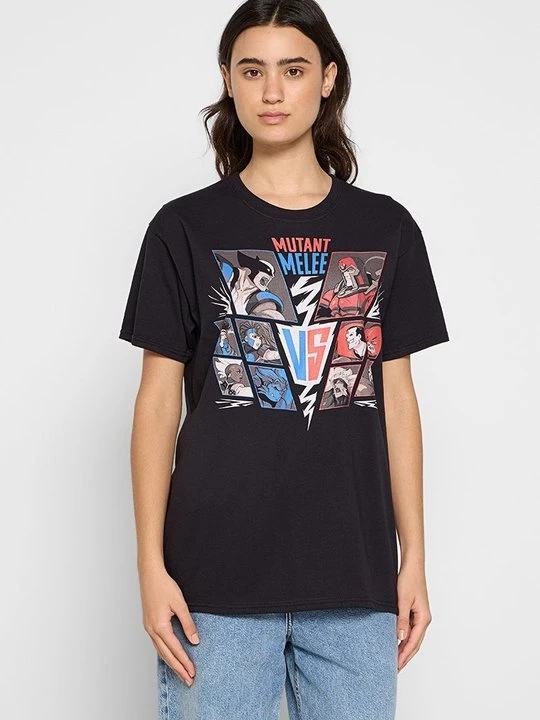 Foto van product T-shirt print Marvel zwart