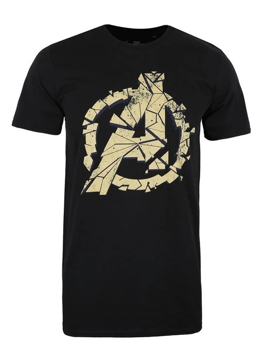 Foto van product T-shirt print Marvel zwart