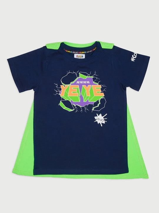 Foto van product T-shirt print Me contro Te blauw