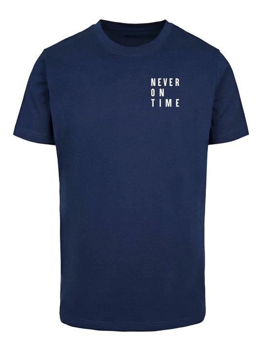 Foto van product T-shirt print MERCHCODE lichtblauw