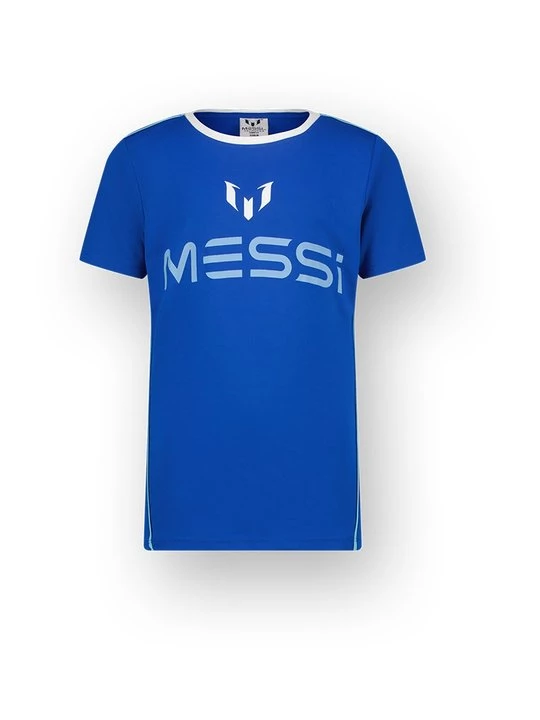 Foto van product T-shirt print Messi blauw