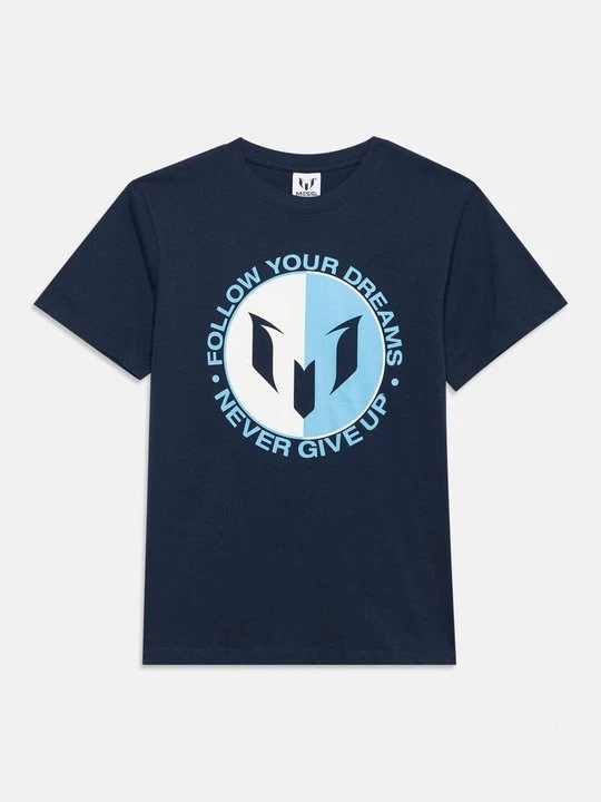 Foto van product T-shirt print Messi donkerblauw