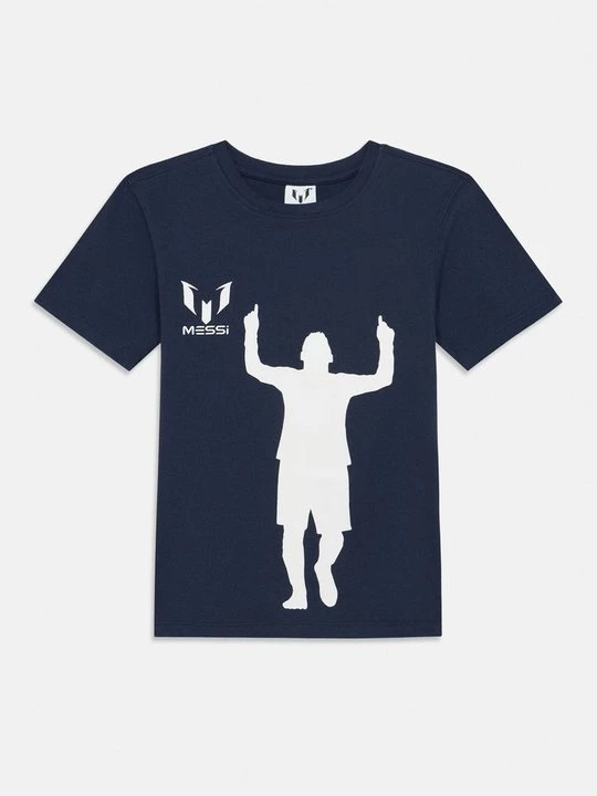 Foto van product T-shirt print Messi donkerblauw