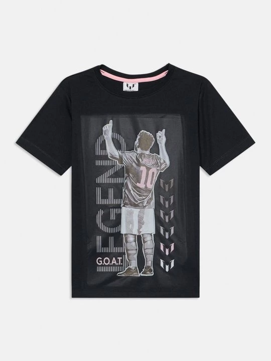 Foto van product T-shirt print Messi donkerblauw