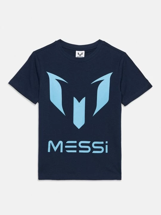 Foto van product T-shirt print Messi donkerblauw