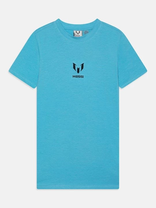 Foto van product T-shirt print Messi lichtblauw