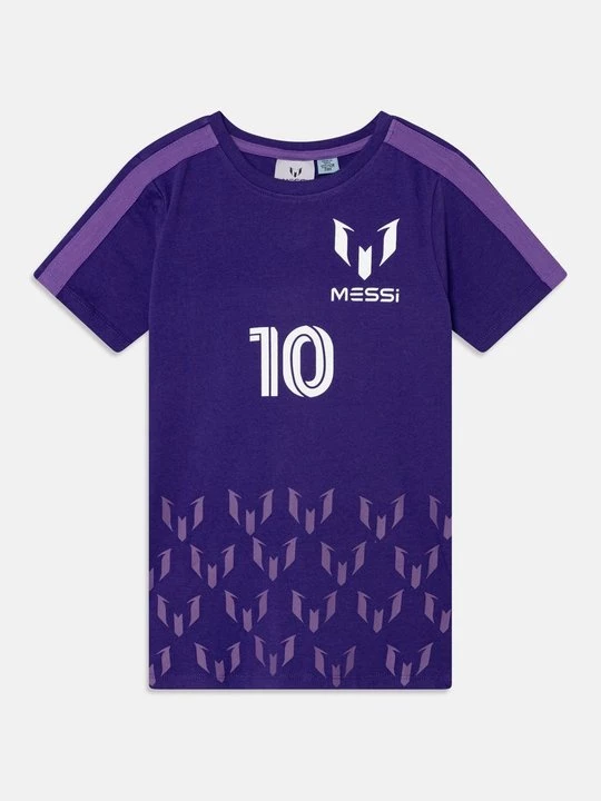 Foto van product T-shirt print Messi paars