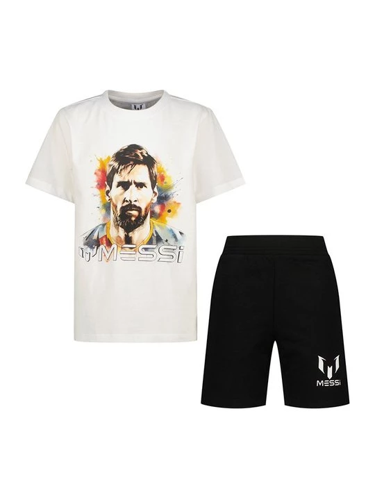 Foto van product T-shirt print Messi wit