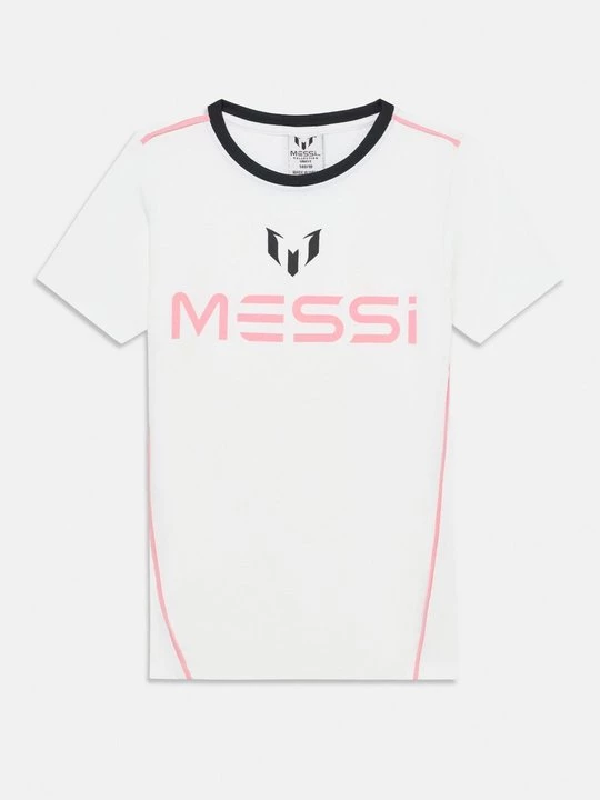 Foto van product T-shirt print Messi wit