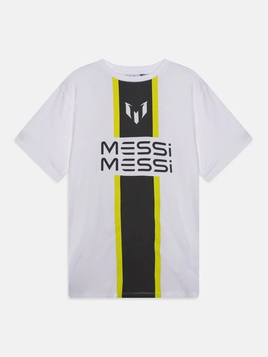 Foto van product T-shirt print Messi wit