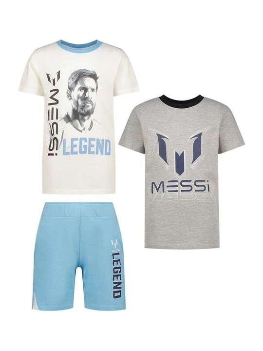 Foto van product T-shirt print Messi wit