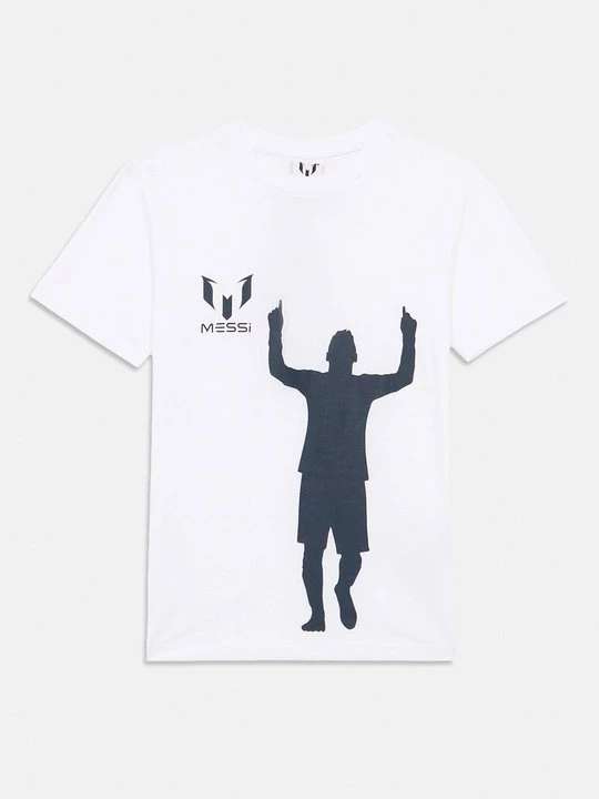 Foto van product T-shirt print Messi wit