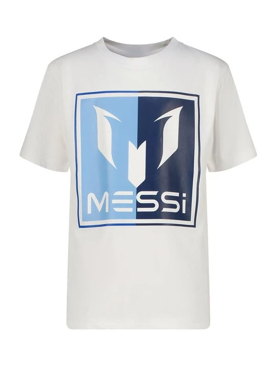 Foto van product T-shirt print Messi wit