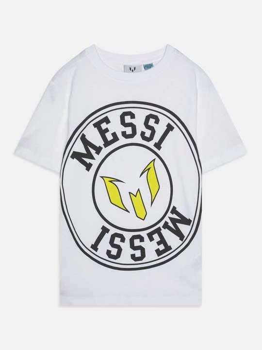 Foto van product T-shirt print Messi wit