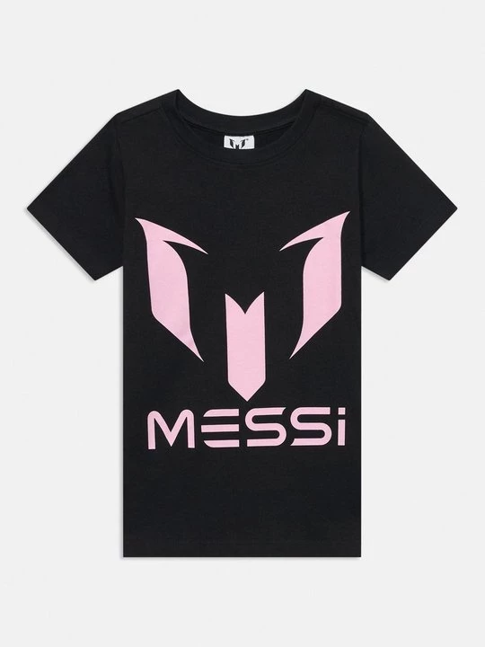 Foto van product T-shirt print Messi zwart