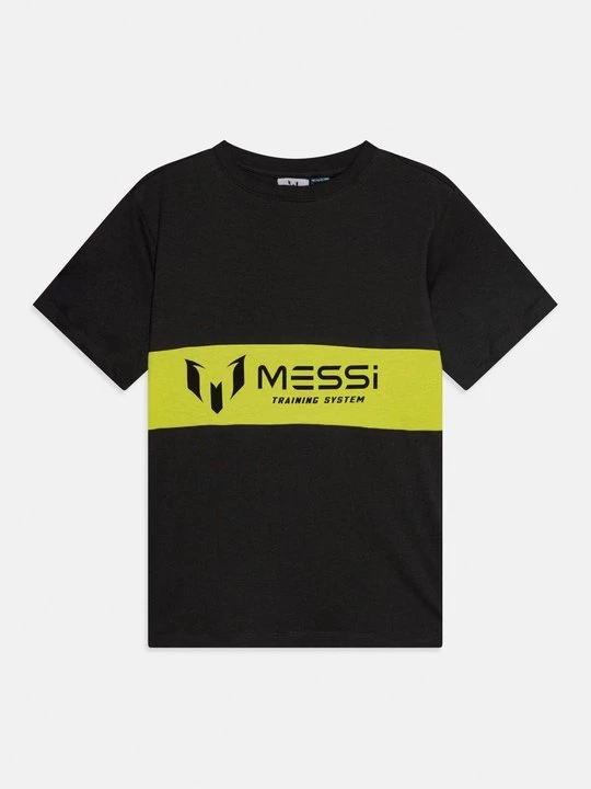 Foto van product T-shirt print Messi zwart