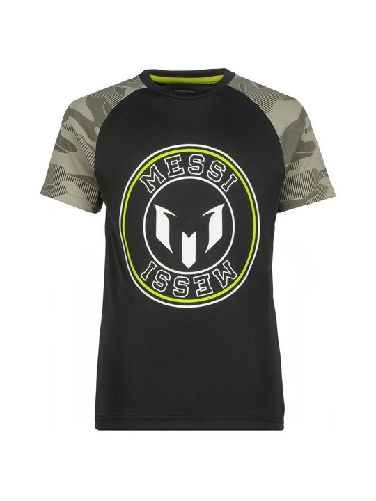 Foto van product T-shirt print Messi zwart