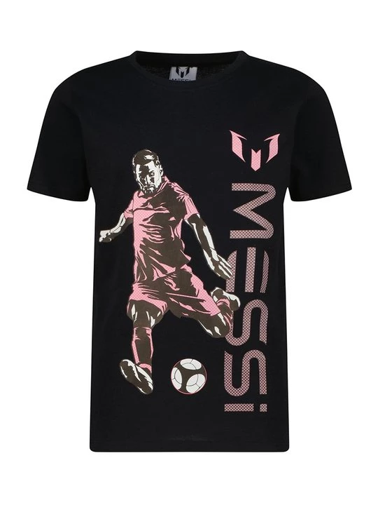 Foto van product T-shirt print Messi zwart