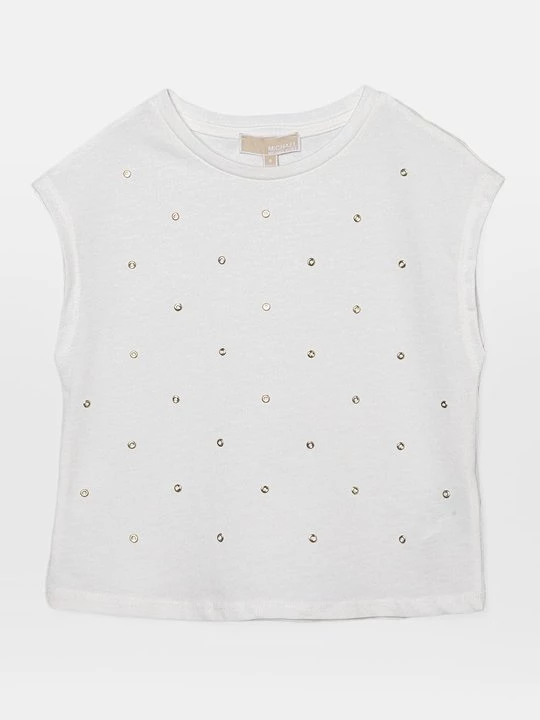 Foto van product T-shirt print Michael Kors crème