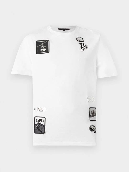 Foto van product T-shirt print Michael Kors wit