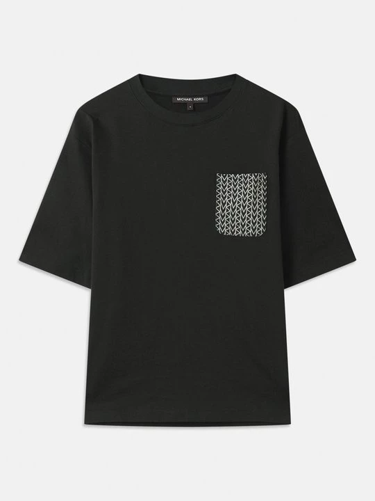 Foto van product T-shirt print Michael Kors zwart