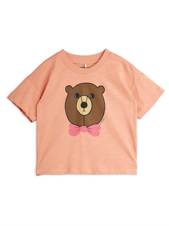 Foto van product T-shirt print Mini Rodini donkerroze