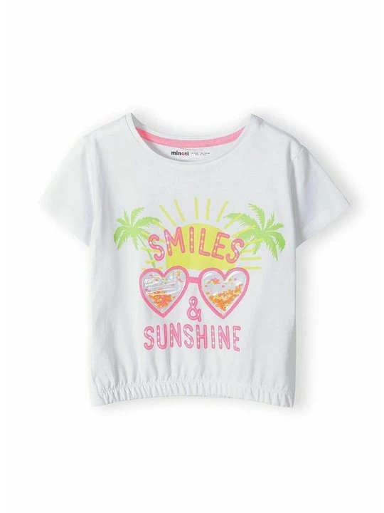 Foto van product T-shirt print MINOTI wit