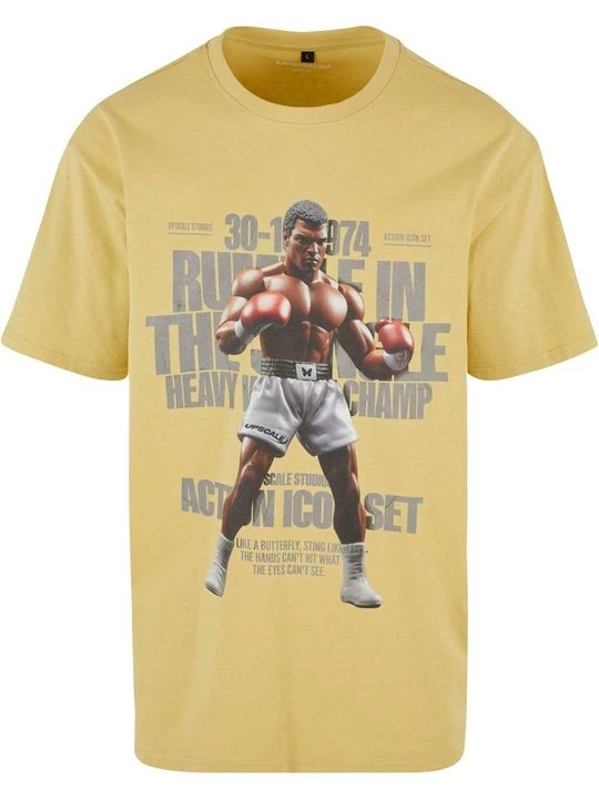 Foto van product T-shirt print Mister Tee beżowy