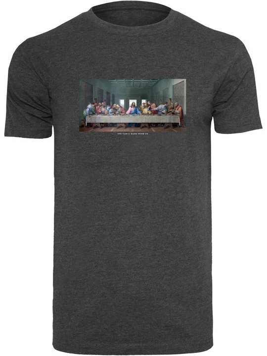 Foto van product T-shirt print Mister Tee grijs